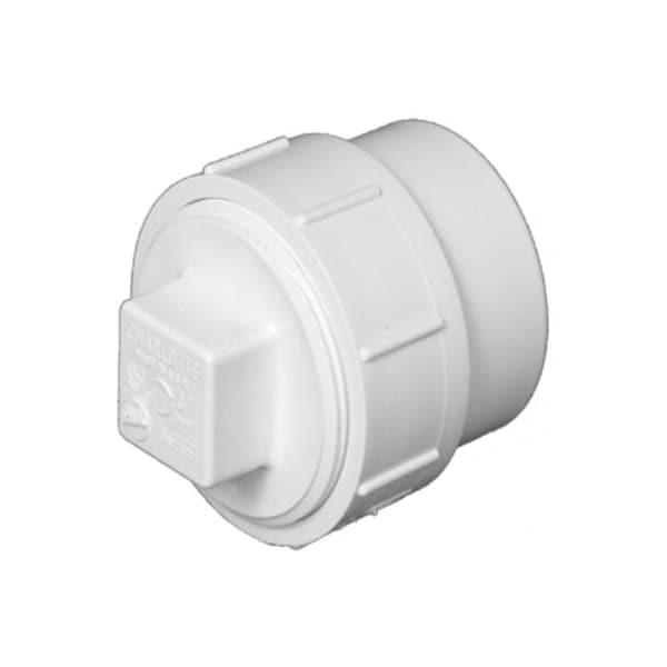 Charlotte Pipe And Foundry 3 Cleanout And Plug PVC 00105X 1000HA - main